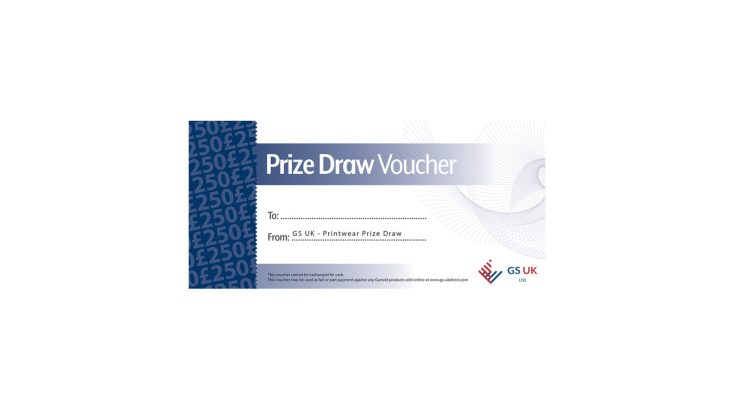 Winners of the GS UK Prize Draw held at Printwear Live 2022 